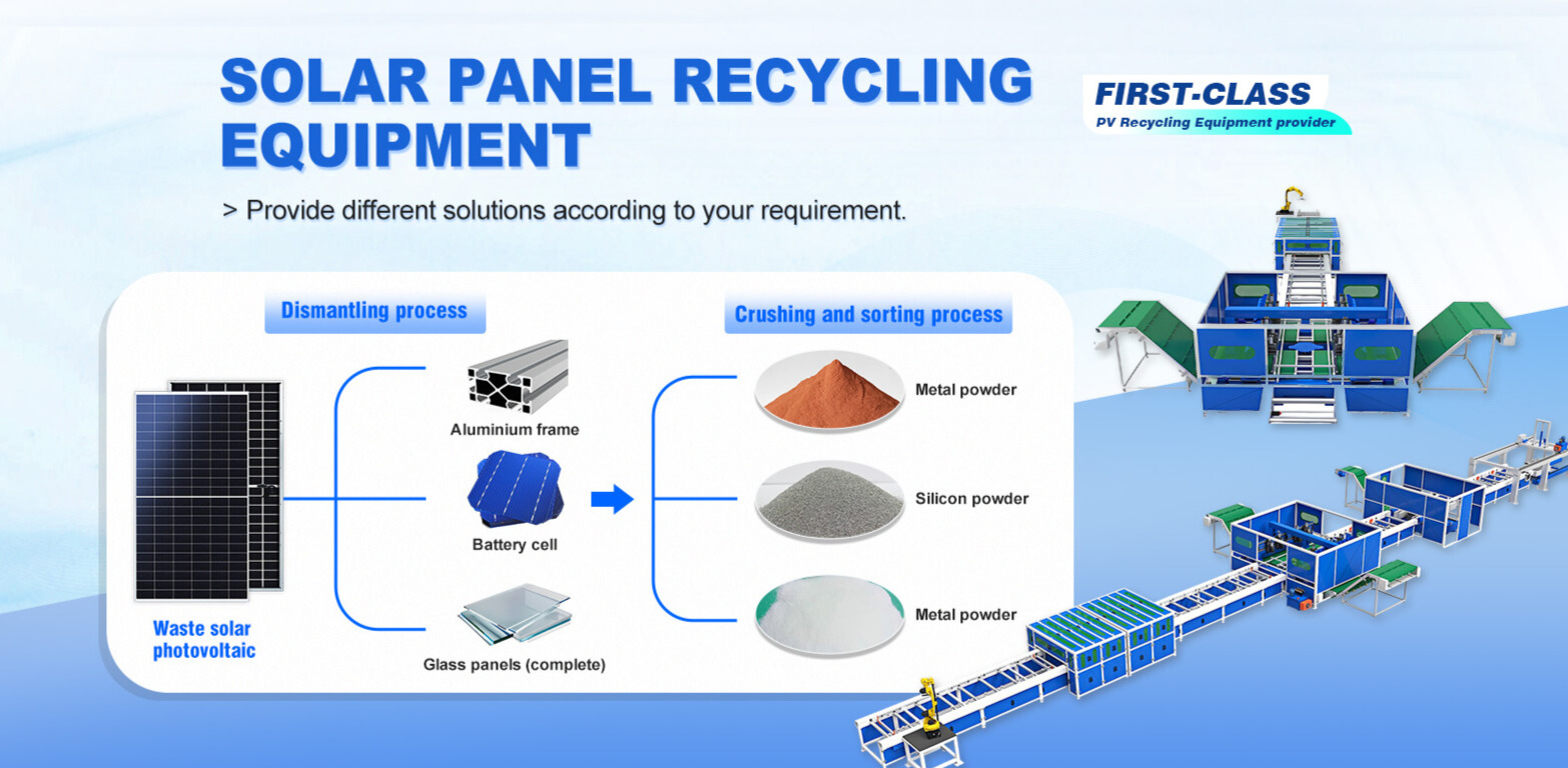 Scrap PV Solar Panel Recycling Plant
